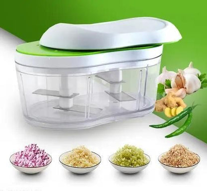 Manual Hand Push Chopper Slicer Container